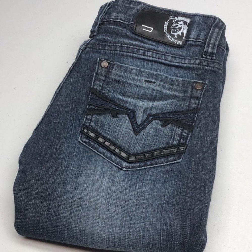 MADE IN ITALY 🇮🇹 DIESEL SLIMCUT STRAIGHT JEANS 28x30 🇮🇹